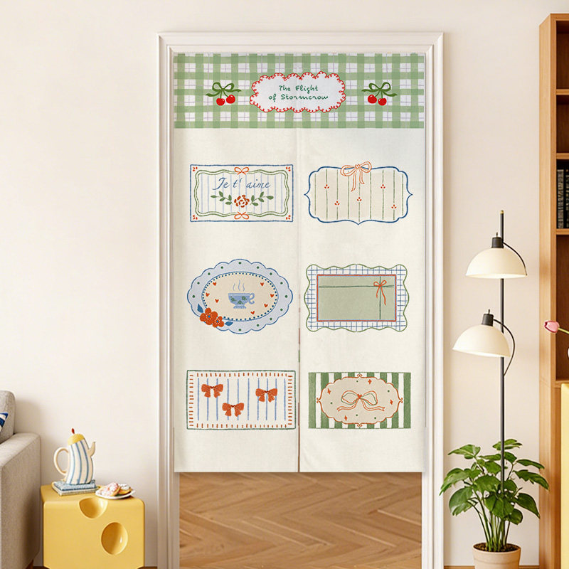 VIKAMA Blue Grid French Noren  - огляд і ціна Commercial Window Printing