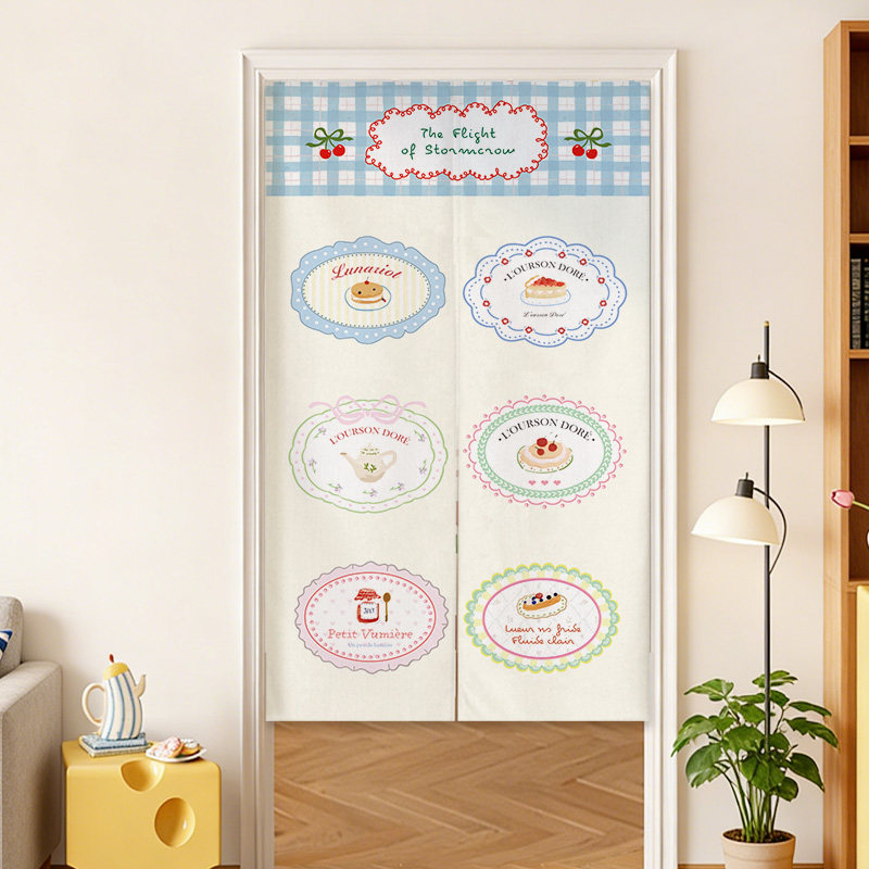 VIKAMA Blue Grid French Noren  - огляд і ціна Commercial Window Printing