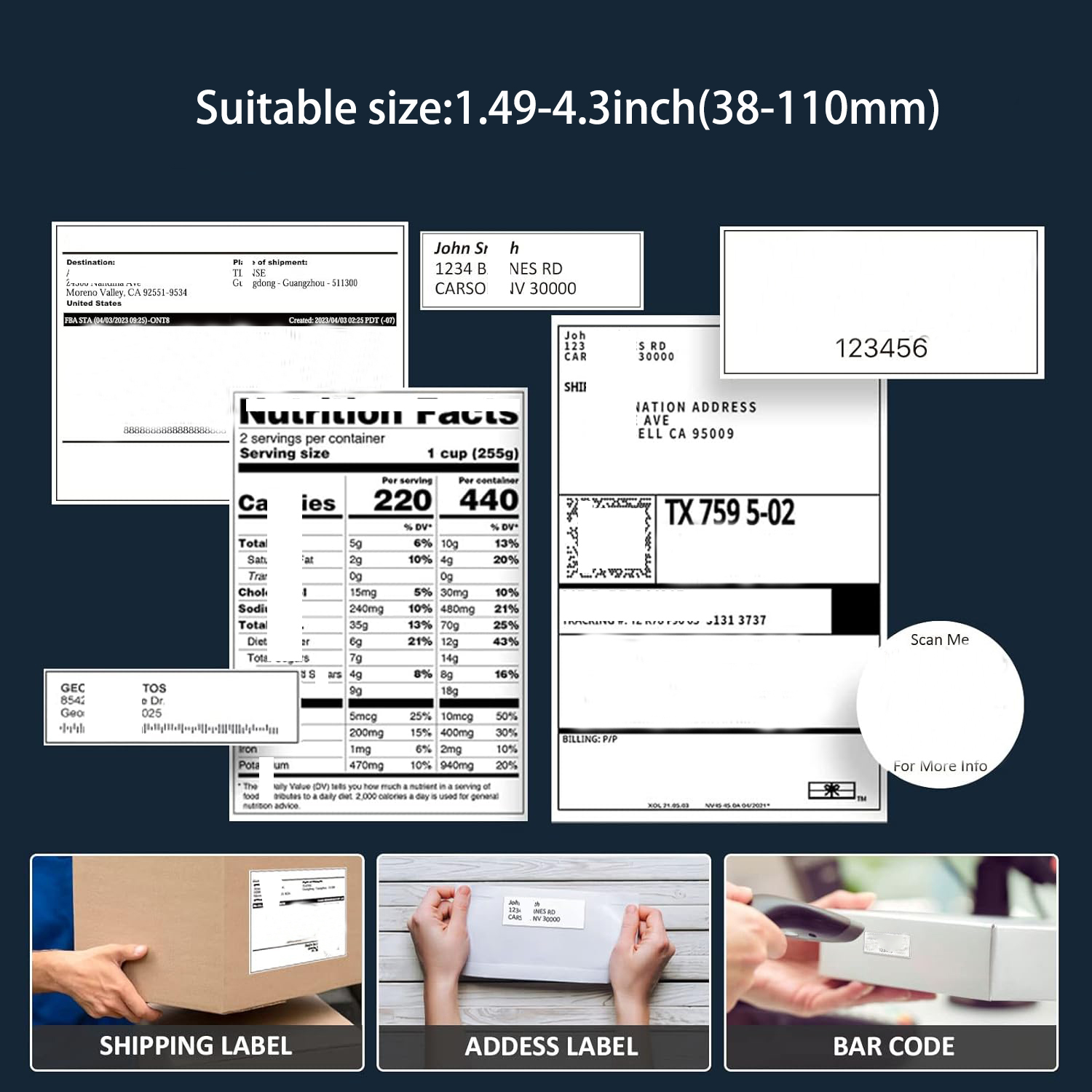 Marklife D200 4Inch Thermal La - огляд і ціна Commercial Printing Labels