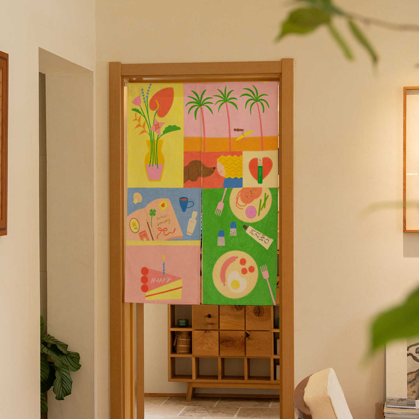 VIKAMA Hand Drawn Tropical Nor - огляд і ціна Commercial Window Printing