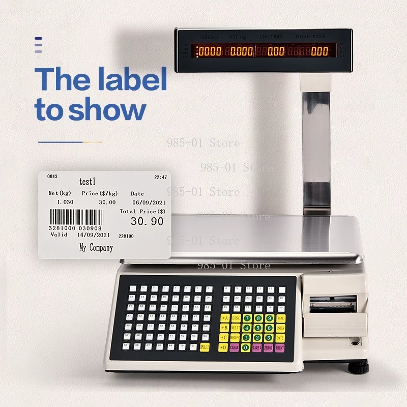 Electronic Scale with Adhesive - огляд і ціна Commercial Printing Labels