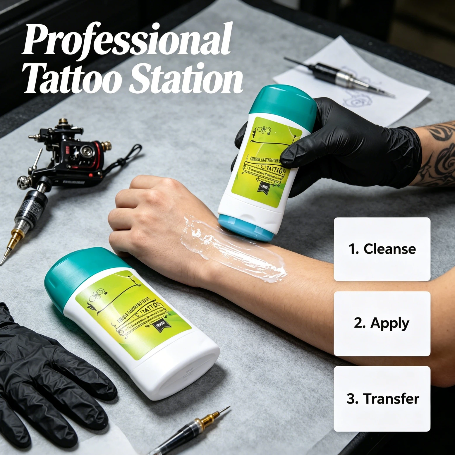 Tattoo Transfer Paste Tattoo S - огляд і ціна Foil Transfer Machine
