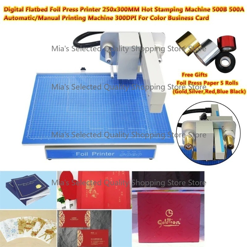 500B 500A Automatic/Manual Hea - огляд і ціна Foil Transfer Machine
