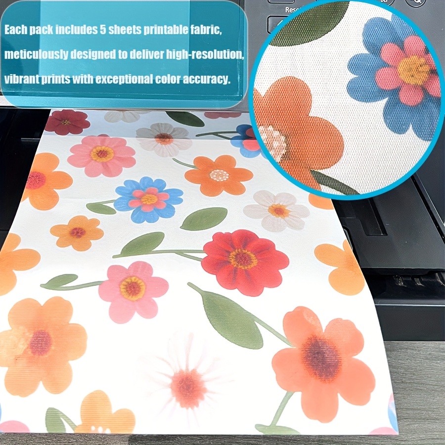 5pcs/10pcs Printable White Cot - огляд і ціна Commercial Fabric Printing Machine