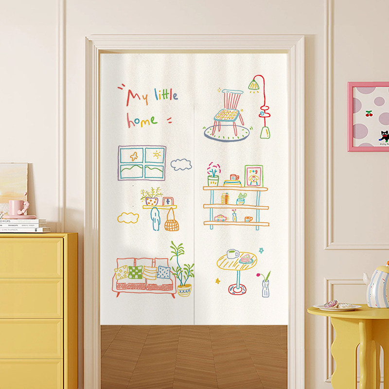 VIKAMA Color Hand Drawn Noren  - огляд і ціна Commercial Window Printing