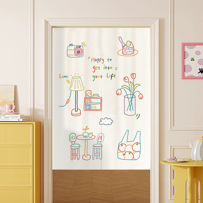 VIKAMA Color Hand Drawn Noren  - огляд і ціна Commercial Window Printing