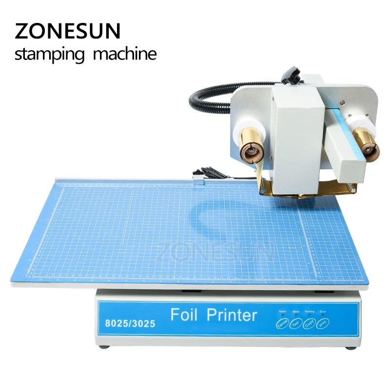 ZONESUN 8025 Hot Stamping Mach - огляд і ціна Foil Transfer Machine
