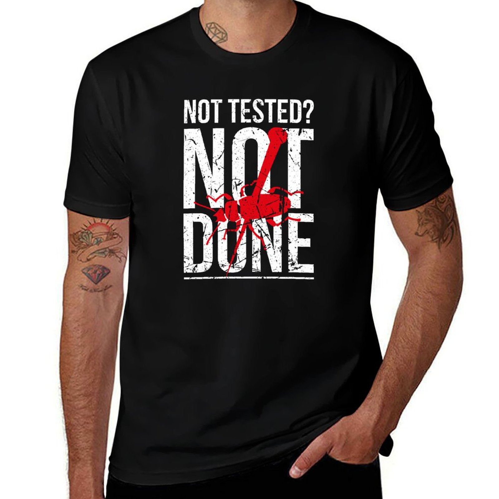 Not Tested? Not Done QA Tester - огляд і ціна Printing Qc