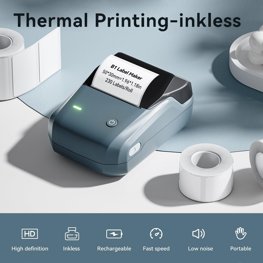NIIMBOT B1 Portable Thermal Pr - огляд і ціна Commercial Printing Labels