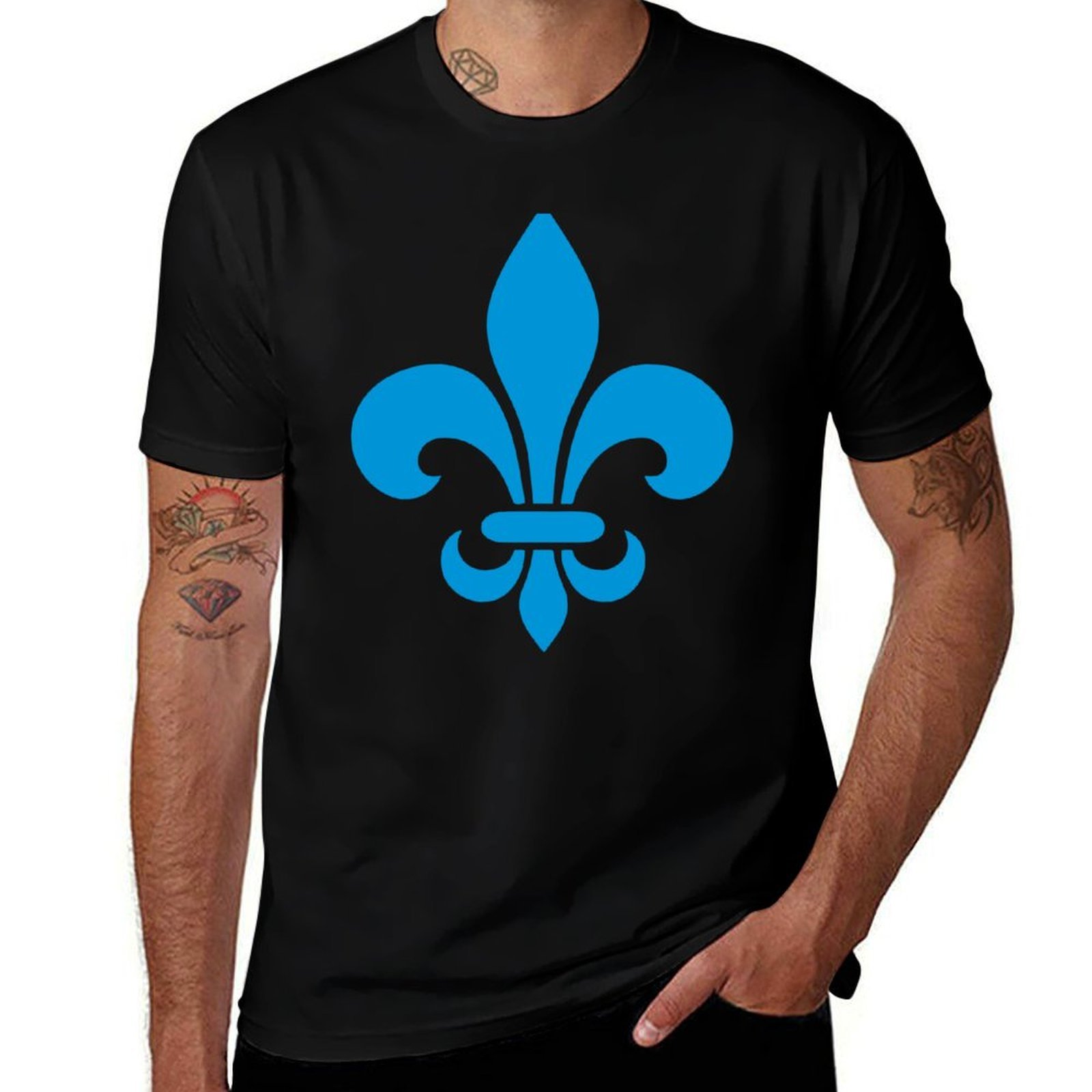 Quebec France blue fleur de ly - огляд і ціна Printing Qc