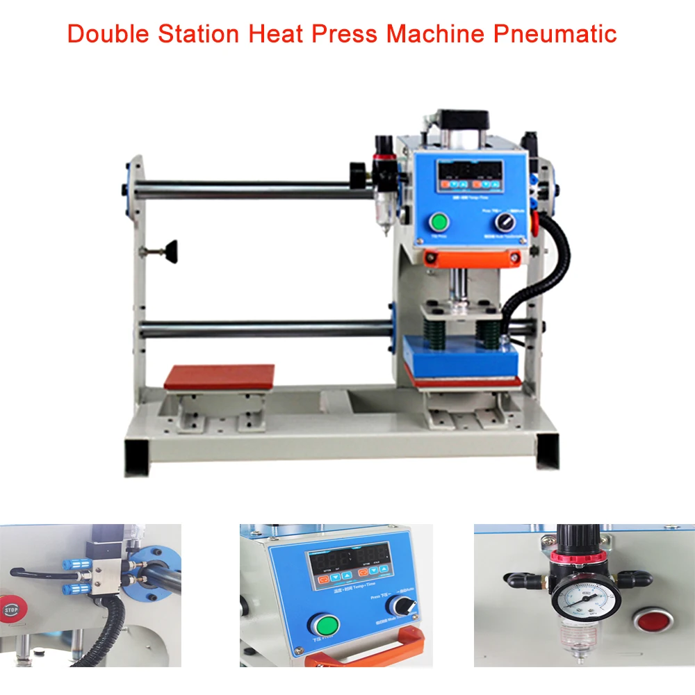 250x350mm Double Station Pneum - огляд і ціна Foil Transfer Machine